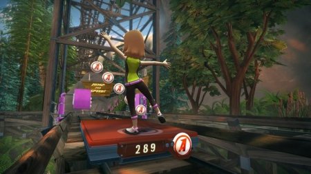 Сенсор движений Microsoft Kinect для Xbox 360 + Сборник Kinect Adventures 5 игр Русская версия + Загружаемая игра Kung Fu Panda 2 (Xbox 360) 