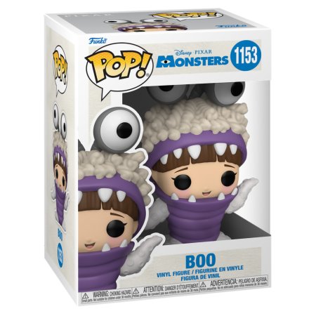 фигурки Фигурка Funko POP! Disney: Бу с Поднятым Капюшоном (Boo with Hood Up) Корпорация монстров (Monsters Inc 20th) (57741) 9,5 см