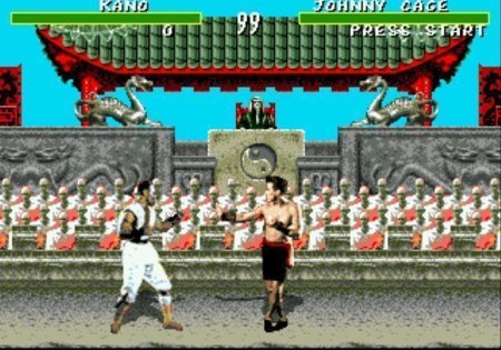 Коллекционный сборник 4 в 1 Мортал Комбат (Mortal Kombat) (16BC-002) Русская Версия (16 bit) 