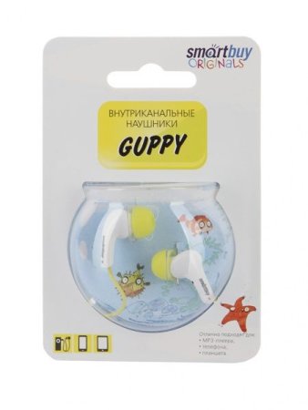 Наушники SmartBuy SBE-450 Guppy, синие (PC) 