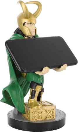 Фигурка подставка для геймпада/телефона Cable Guys: Локи (Loki) Марвел Мстители (Marvel Avengers) (895371) 20 см 