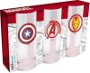 Набор бокалов ABYstyle: Капитан Америка и Железный Человек (Captain America and Iron Man) Мстители (Avengers) (ABYVER071) 3 шт