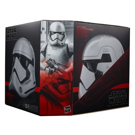  Шлем (Реплика) Hasbro: Штурмовик Первого Порядка (First Order Stormtrooper) Звездные Войны Черная Серия (Star Wars Black Series) (F0012)