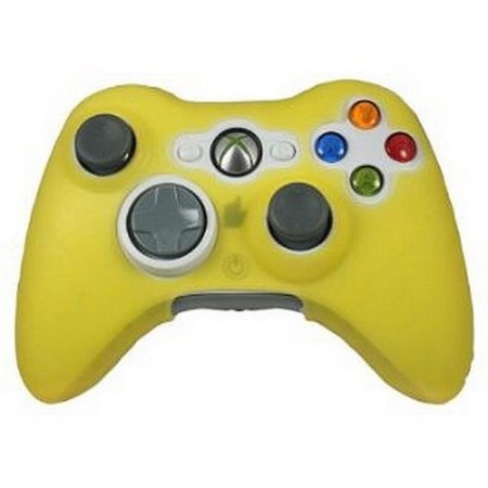 Силиконовый чехол для Xbox 360 контроллера Желтый (Xbox 360)
