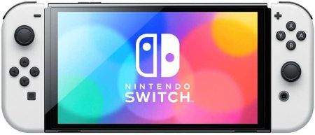 Игровая приставка Nintendo Switch OLED White (Белая) HK