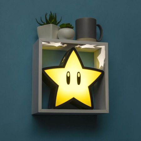  Светильник Paladone: Супер звезда (Super Star) Супер Марио (Super Mario) (PP5100NN) 25 см