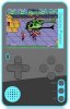 Портативная игровая приставка Retro Ultra Slim K10 Magnit с беспроводной зарядкой (500 в 1) + 500 встроенных игр (Синяя)
