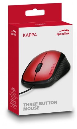 Мышь проводная Speedlink Kappa Mouse USB Красная (SL-610011-RD) (PC) 
