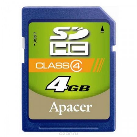 SDHC   4GB Apacer Class 4 (PC) 