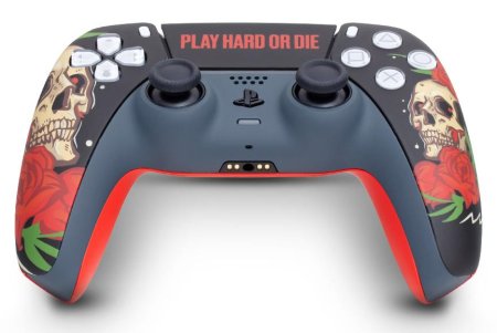 Геймпад беспроводной (кастомизированный) Sony DualSense Wireless Controller (Play Hard) Оригинал RAINBO (PS5)