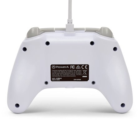 Геймпад проводной PowerA Enhanced Wired Controller for Xbox Series X/S (1519365-01) White (Белый) Оригинал (Xbox One/Series X/S/PC) 
