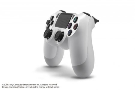    Sony DualShock 4 Wireless Controller Glacier White ()  (PS4) 