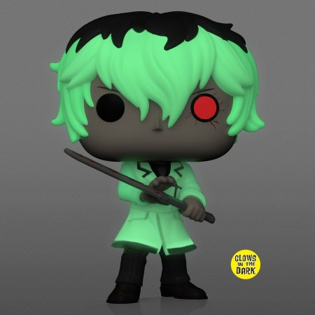 фигурки Фигурка Funko POP! Animation: Кен Канеки светящийся (Haise Sasaki (GW)) Токийский гуль (Tokyo Ghoul Re) ((1124) 64699) 9,5 см