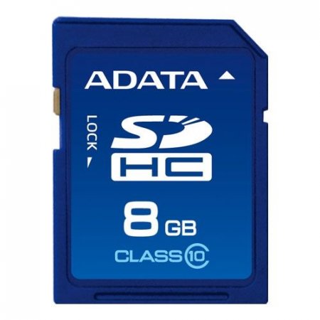 SDHC   8GB A-Data Class 10 (PC) 