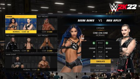 Игра WWE 2K22 (PS4) USED Б/У Playstation 4