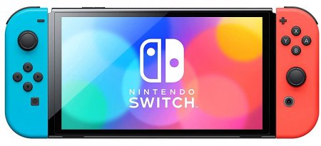   Nintendo Switch OLED Neon Red/Neon Blue (-) HK