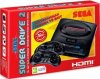 Игровая приставка 16 bit Super Drive 2 Classic HDMI Red box + 2 геймпада (Черная)