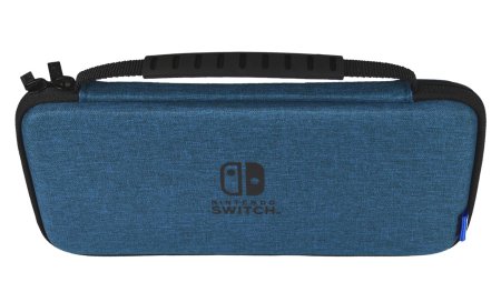 Чехол-сумка Hori Slim Tough Pouch (NSW-811U) (Blue) Синий (Switch OLED)