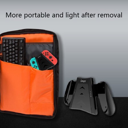 Подзаряжающий держатель для контроллеров Joy-Con + хранение картриджей iPega (PG-SW060B) (Switch)