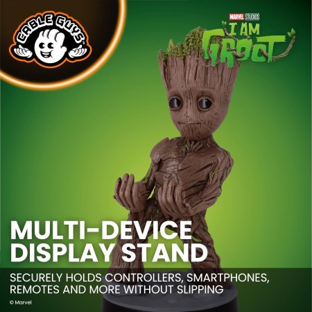  Фигурка подставка для геймпада/телефона Cable Guys: Улыбающийся Грут (Smiley Groot) Марвел Студии (Marvel Studios) (897405) 20 см 