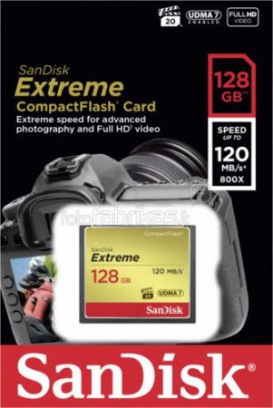 CF   SanDisk Extreme 128GB 120MB/s 