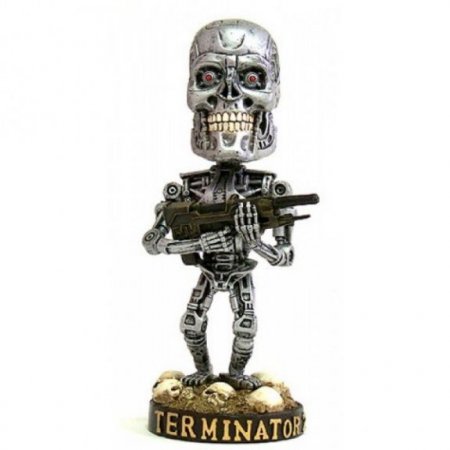     2 Terminator 2 7 Endoskeleton Head Knocker (Neca)