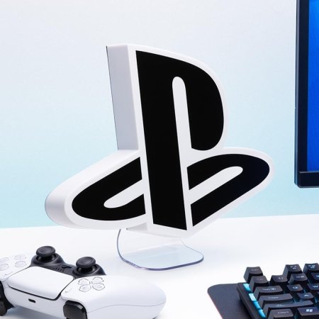  Лампа/Светильник/Ночник Paladone: Лого (Logo) Плейстейшн (Playstation) (PP10240PS) (029445) (SKU-1205818) 24 см