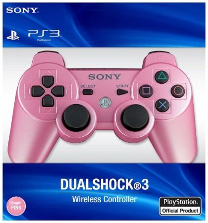   Sony DualShock 3 Wireless Controller Candy Pink ()  (PS3) USED / 