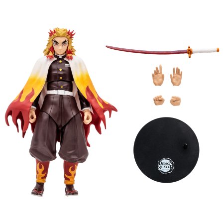 Фигурка McFarlane Toys: Кёджуро Ренгоку (Kyojuro Rengoku) Клинок рассекающий демонов (Demon Slayer: Kimetsu no Yaiba) (6137385) 18 см 