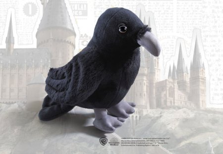  Мягкая игрушка The Noble Collection: Талисман Когтеврана "Ворон" (Ravenclaw Mascot "Raven") Гарри Поттер (Harry Potter) 22 см + Подушка 34 см