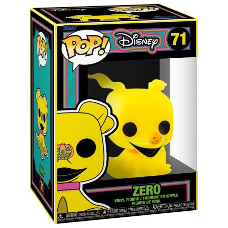 фигурки Фигурка Funko POP! Disney: Зеро (Ультрафиолет) (Zero (Black Light)) Кошмар перед Рождеством (TNBC) ((71) 63964) 9,5 см