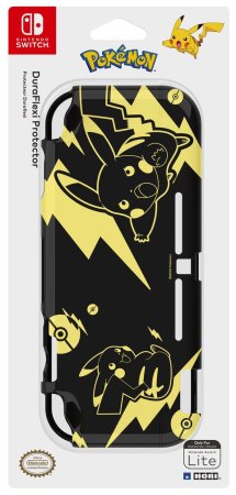 Чехол-сумка Duraflexi Protector (Pikachu Black & Gold) HORI (NS2-076U) (Switch Lite)