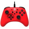 Геймпад проводной HORIPAD для N-Switch HORI (NSW-156U) Красный (Switch)