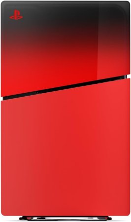 Съемные боковые панели для игровой приставки Sony PlayStation 5 Slim с дисководом (Hyperpop Techno Red) Оригинал (PS5)
