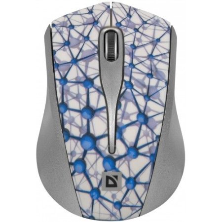 Мышь беспроводная DEFENDER StreetArt MS-305 Nano, серая (PC) 