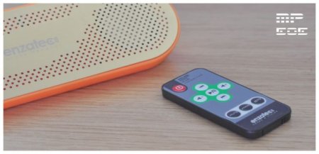 Колонки-плеер ENZATEC MP505, красные, SD/USB (PC) 