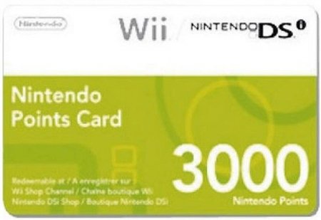   Nintendo Points Card 3000 (Wii)