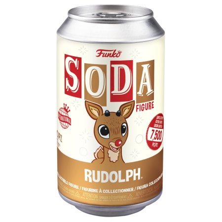 фигурки Фигурка Funko Vinyl SODA: Олененок Рудольф (Rudolph) Олененок Рудольф (Rudolph) (58720) 9,5 см