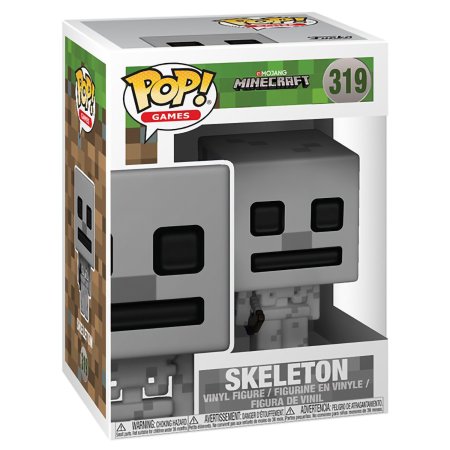 фигурки Фигурка Funko POP! Games: Скелет (Skeleton) Майнкрафт (Minecraft) (26386) 9,5 см