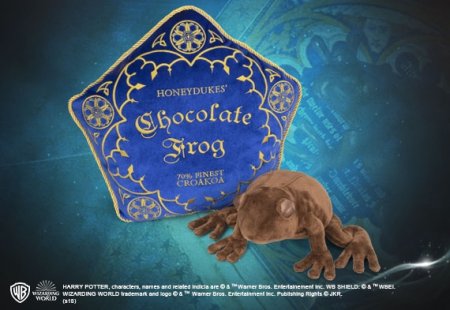  Мягкая игрушка The Noble Collection: Шоколадная лягушка (Chocolate Frog) Гарри Поттер (Harry Potter) 21 см + Подушка 36 см