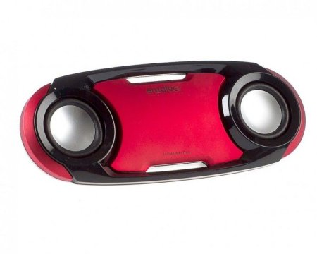 Колонки-плеер ENZATEC SP509GR, SD/USB, зеленые (PC) 