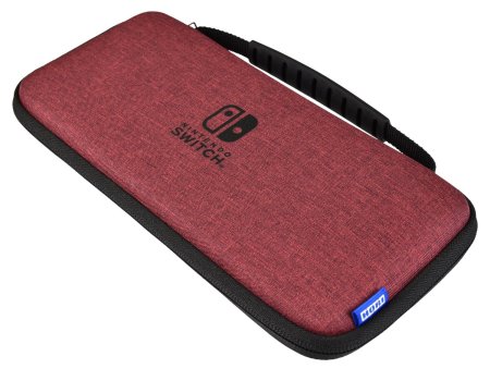 Чехол-сумка Hori Slim Tough Pouch (NSW-812U) (Red) Красный (Switch OLED)