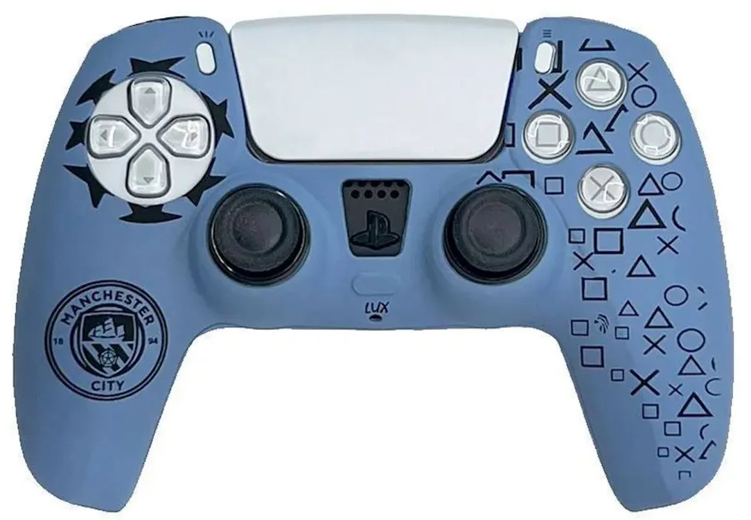 Купить защитный силиконовый чехол silicone case for controller playstation  dualsense fc manchester city (ps5) по цене 1 290 р в Москве в каталоге  интернет магазина NextGame - характеристики, сравнение, скидки, доставка