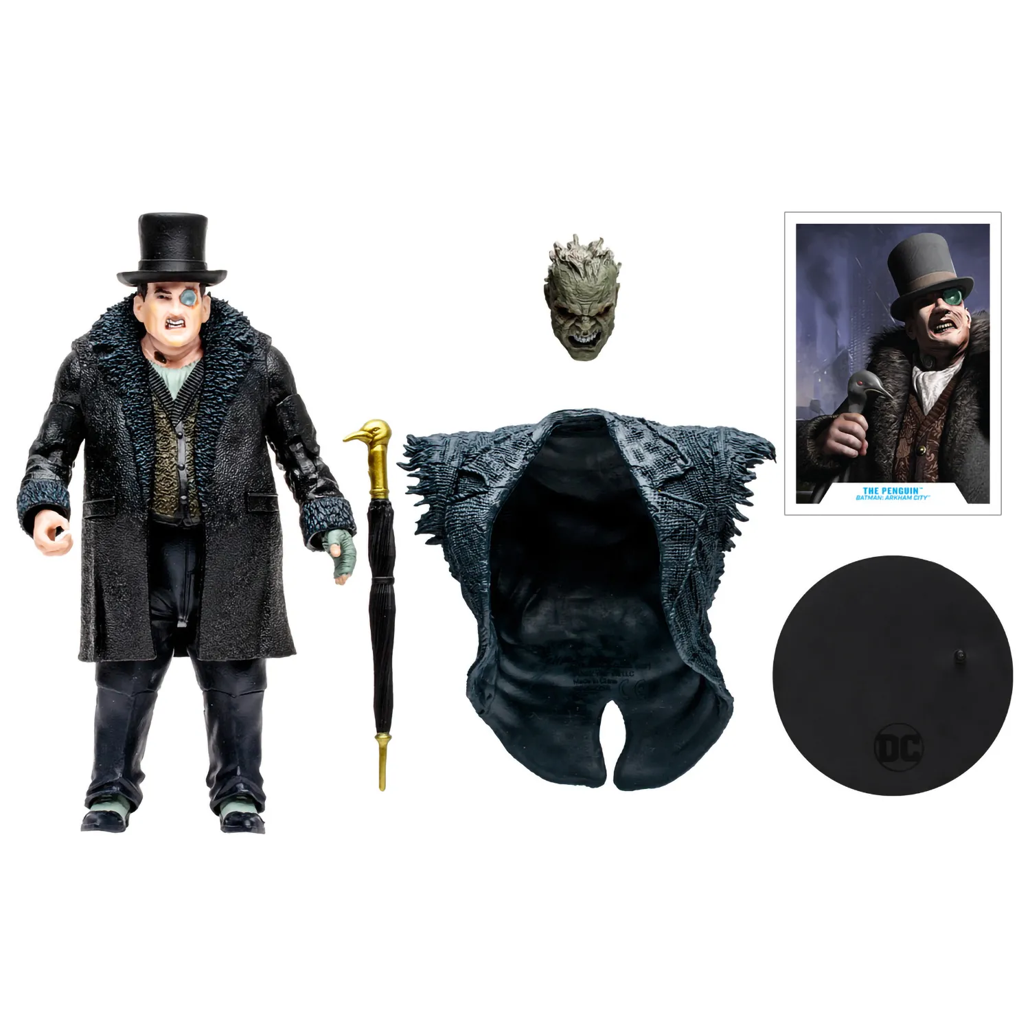 Подвижная фигурка McFarlane Toys DC Gaming: Пингвин (The Penguin) Строим  Город Аркхем (Build-A Arkham City) (0787926154672) 18 см купить в Москве по  цене 4 770 р в каталоге интернет магазина «NextGame» -