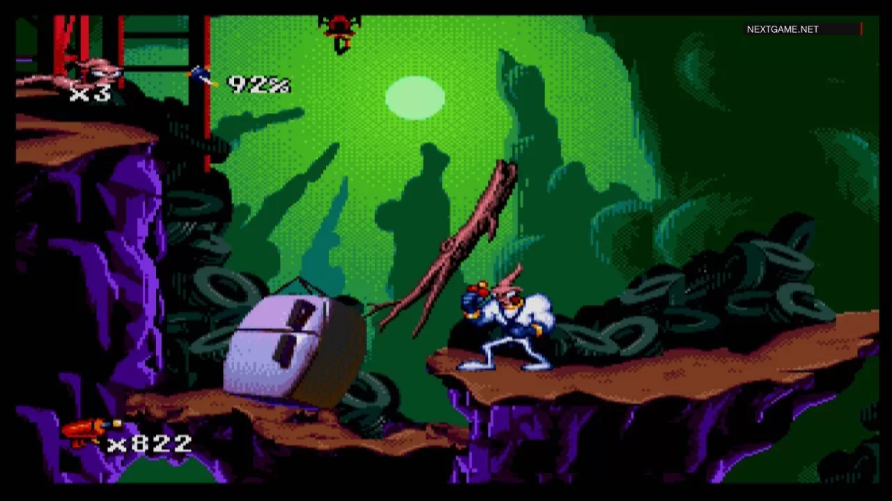 Купить картридж Червяк Джим (Earthworm Jim) Русская Версия (16 bit) для Сеги