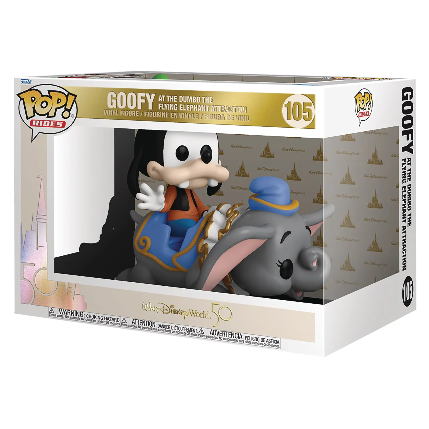 Купить Фигурка Funko POP! Rides: Гуфи На Аттракционе Дамбо Летающий Слон  (Goofy At The Dumbo The Flying Elephant Attraction) Дисней (Disney) (50571)  9,5 см по цене 5 320.00 р в Москве в