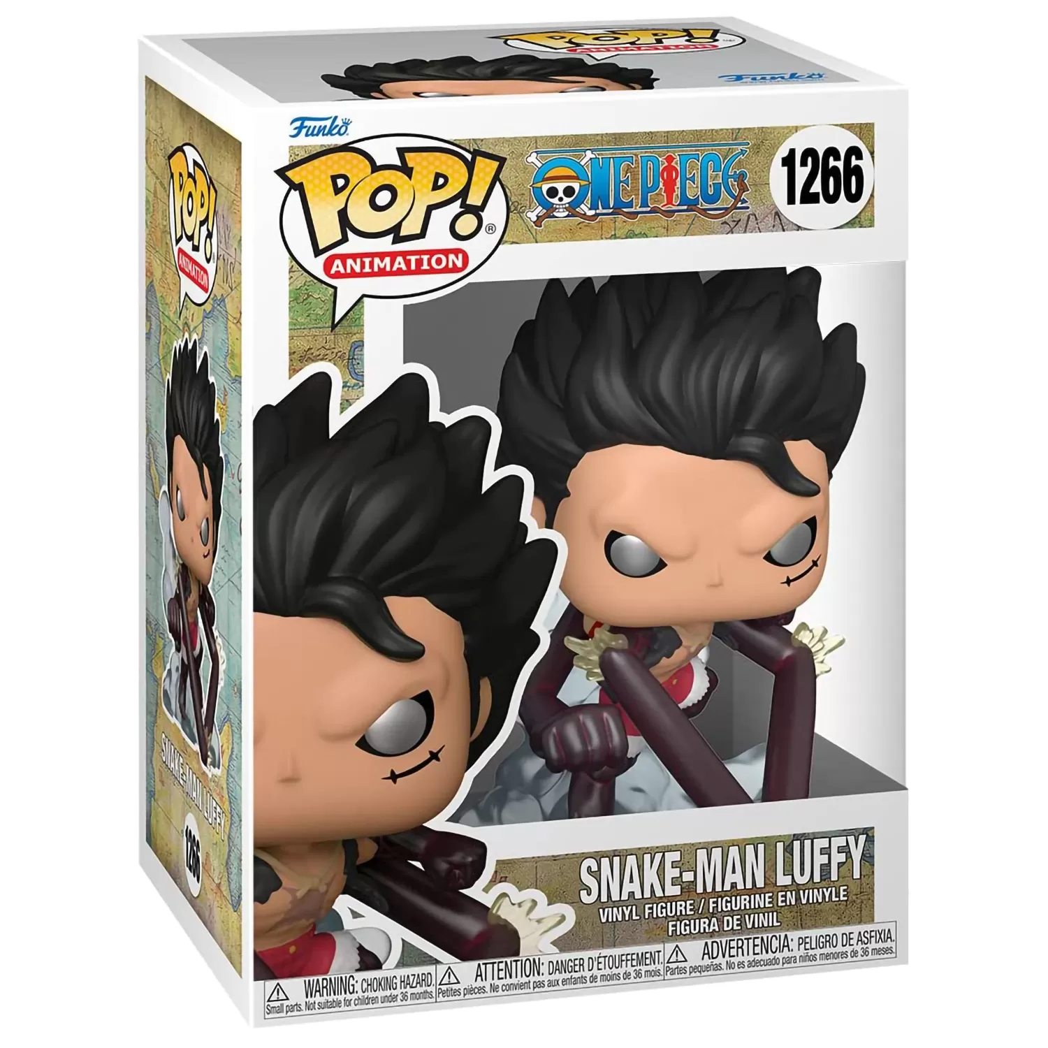 Купить Фигурка Funko POP! Animation: Человек-Змея Луффи (Snake-Man Luffy)  Ван-Пис (One Piece) ((1266) 61368) 9,5 см по цене 2 520 р в Москве в  каталоге интернет магазина 