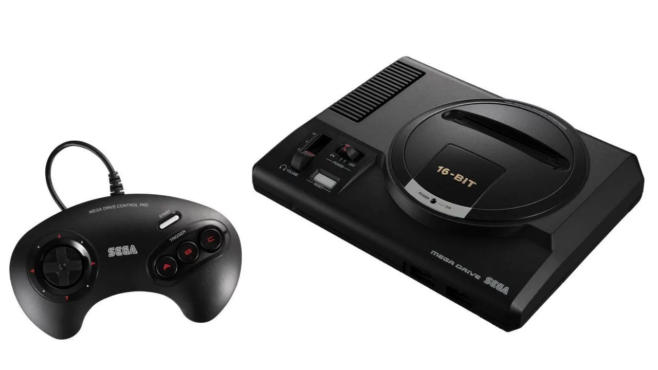 Купить Игровая приставка 16 bit Sega Genesis Mini + 42 встроенных игр + 2  геймпада (Черная) USA Оригинал по цене 13 020 р в Москве в каталоге  интернет магазина NextGame - характеристики, сравнение, наличие, доставка