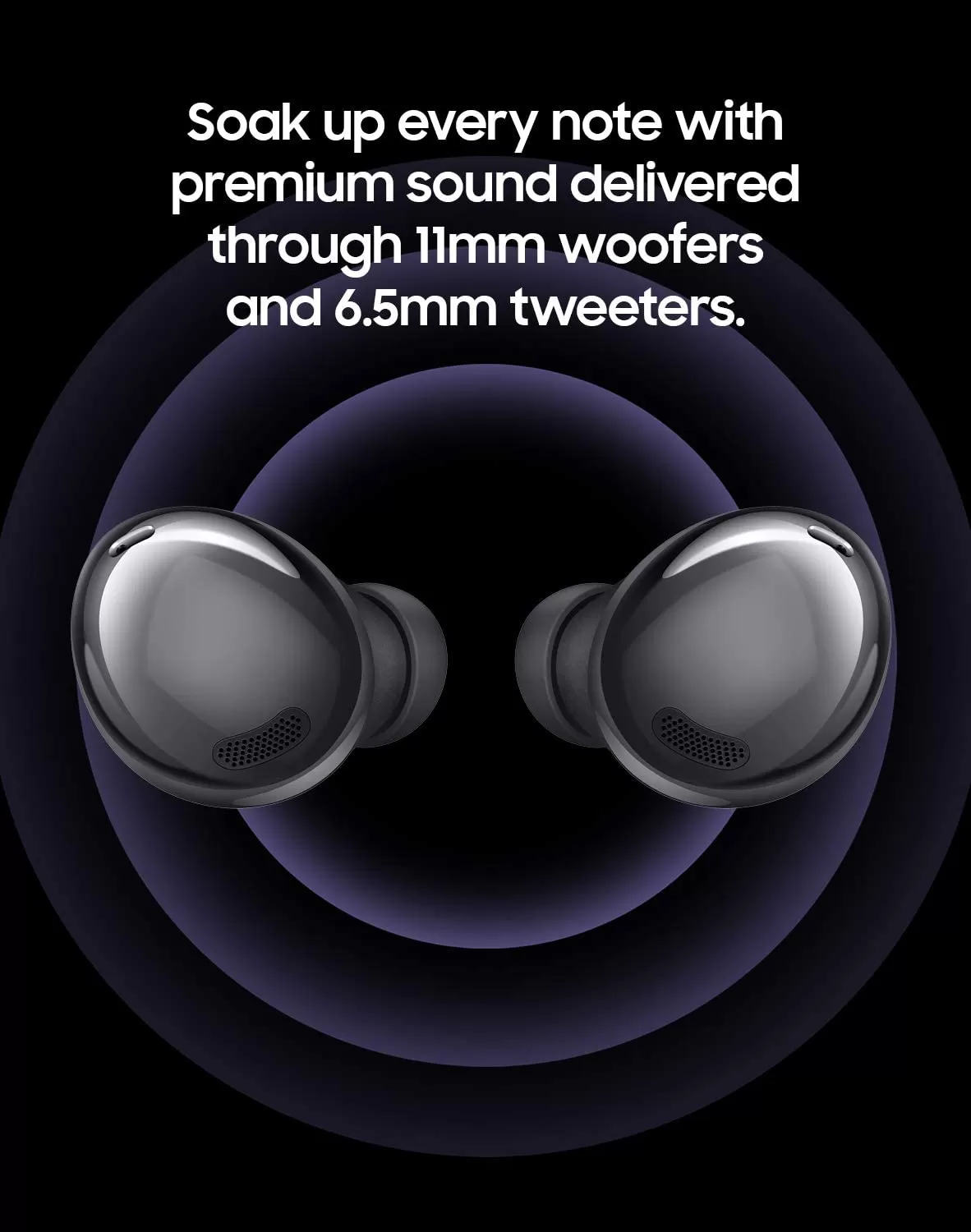 Беспроводные наушники Samsung Galaxy Buds Pro Black (Черный)  (PC/Android/IOS) купить в Москве в каталоге интернет магазина NextGame -  характеристики, цены, сравнение, доставка