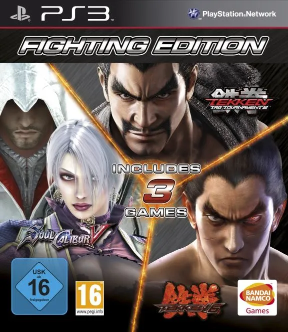 Fighting Edition Tekken 6 SoulCalibur 5 Tekken Tag Tournament 2 PS3 USED